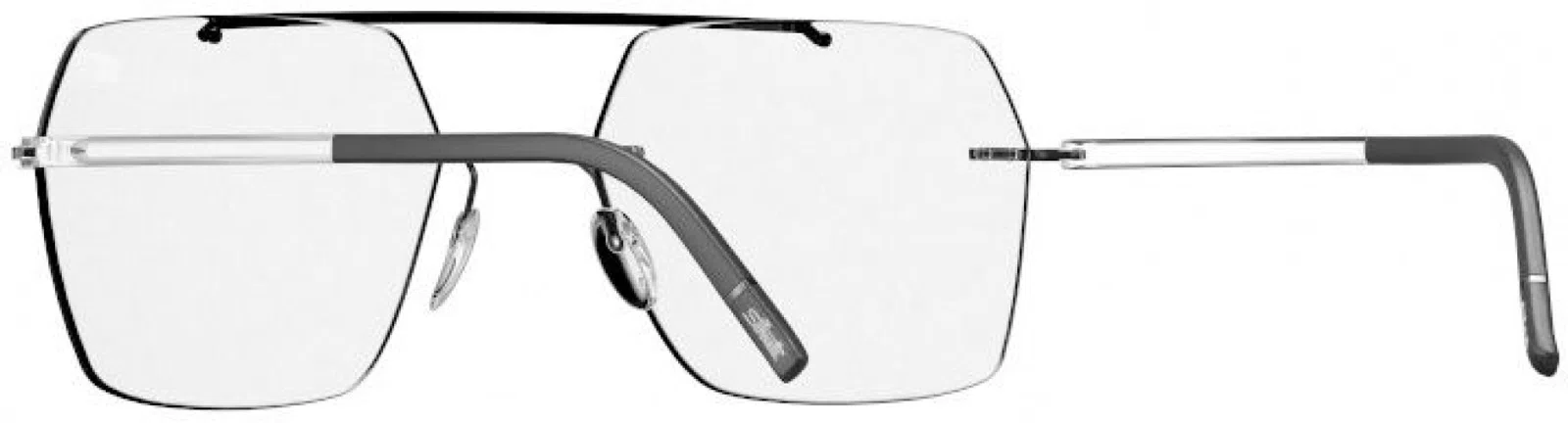 Silhouette The Wave Color Groove Demo Rimless 5567 Eyeglasses - view 65